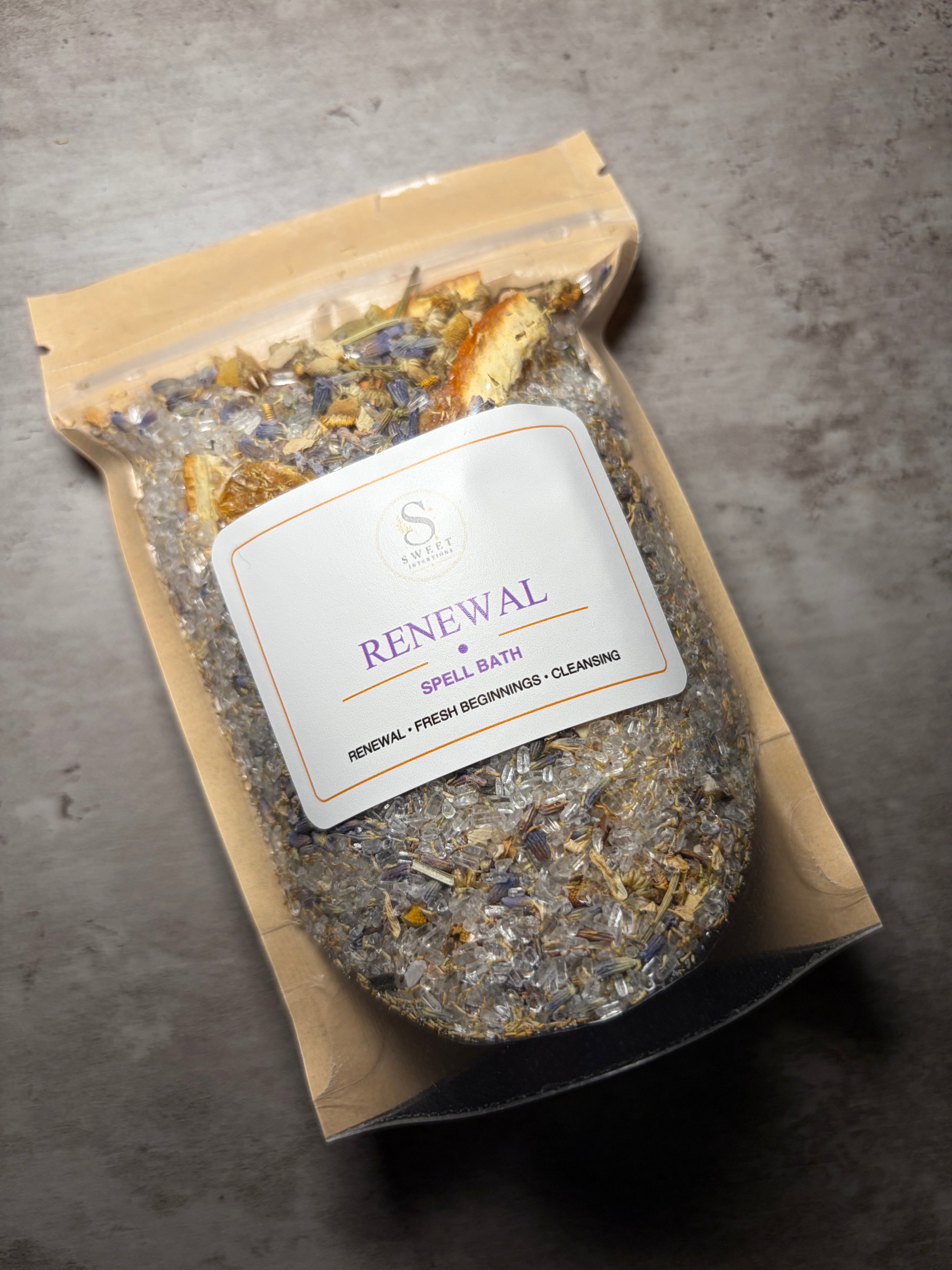 Renewal Bath Soak, Healing Spiritual Ritual Bath