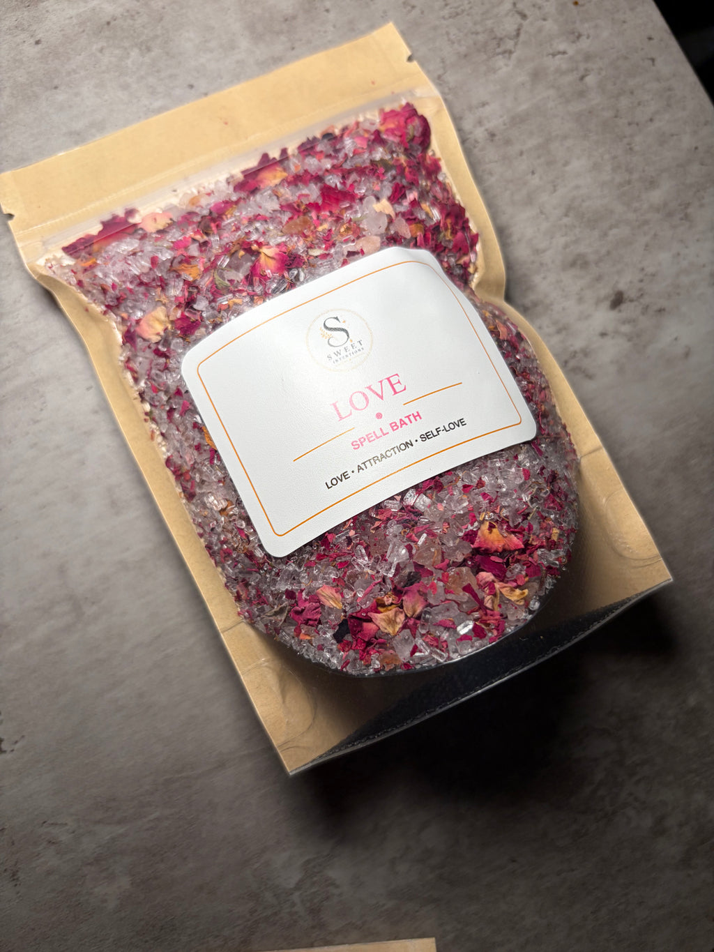 Love Spell Bath Soak, Ritual Spiritual Bath
