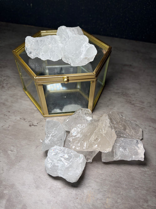 Clear Crystal Quartz for Meditation and Manifestation