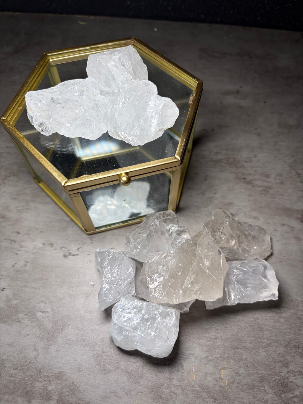 Clear Crystal Quartz for Meditation and Manifestation