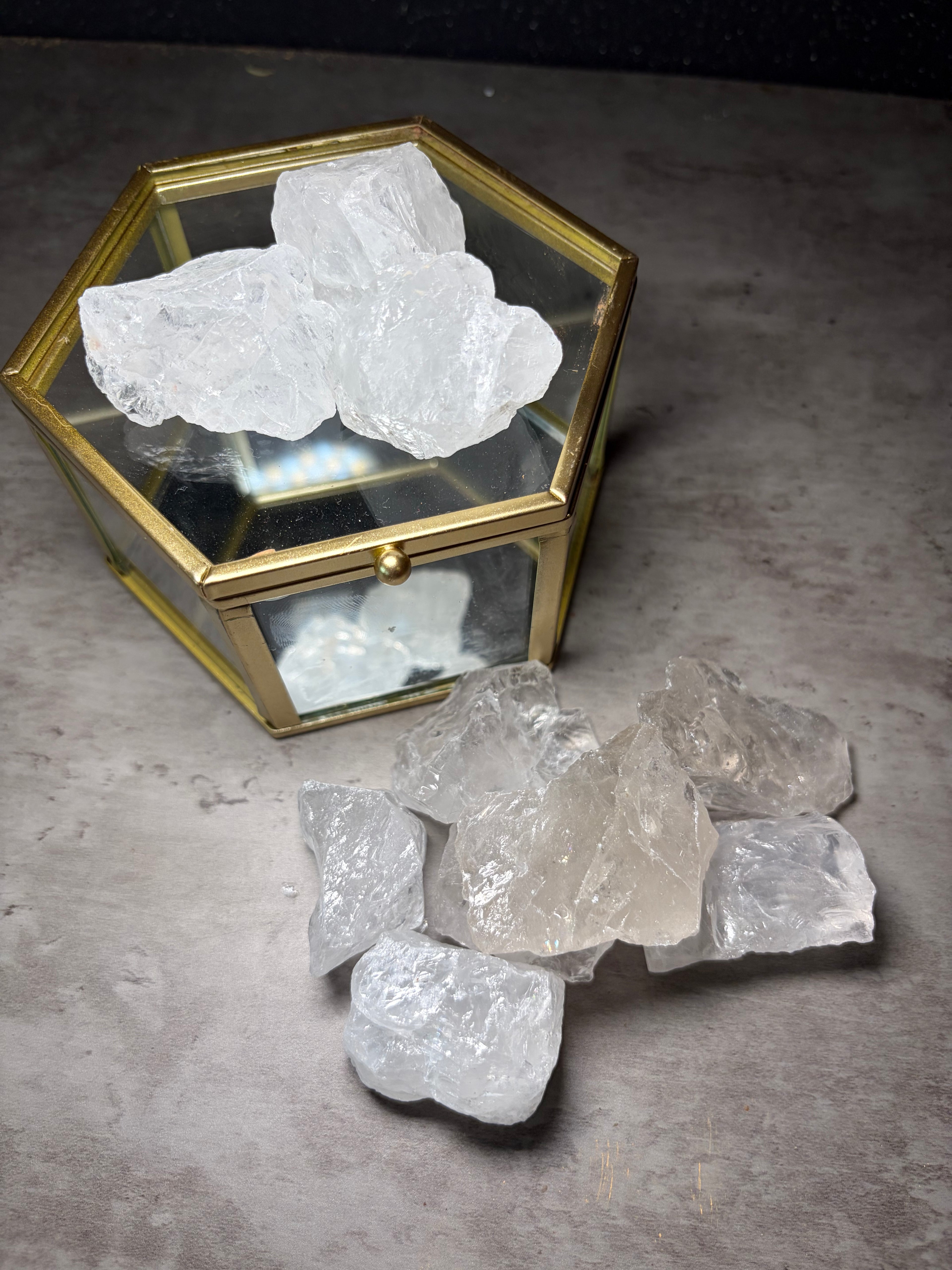 Clear Crystal Quartz for Meditation and Manifestation