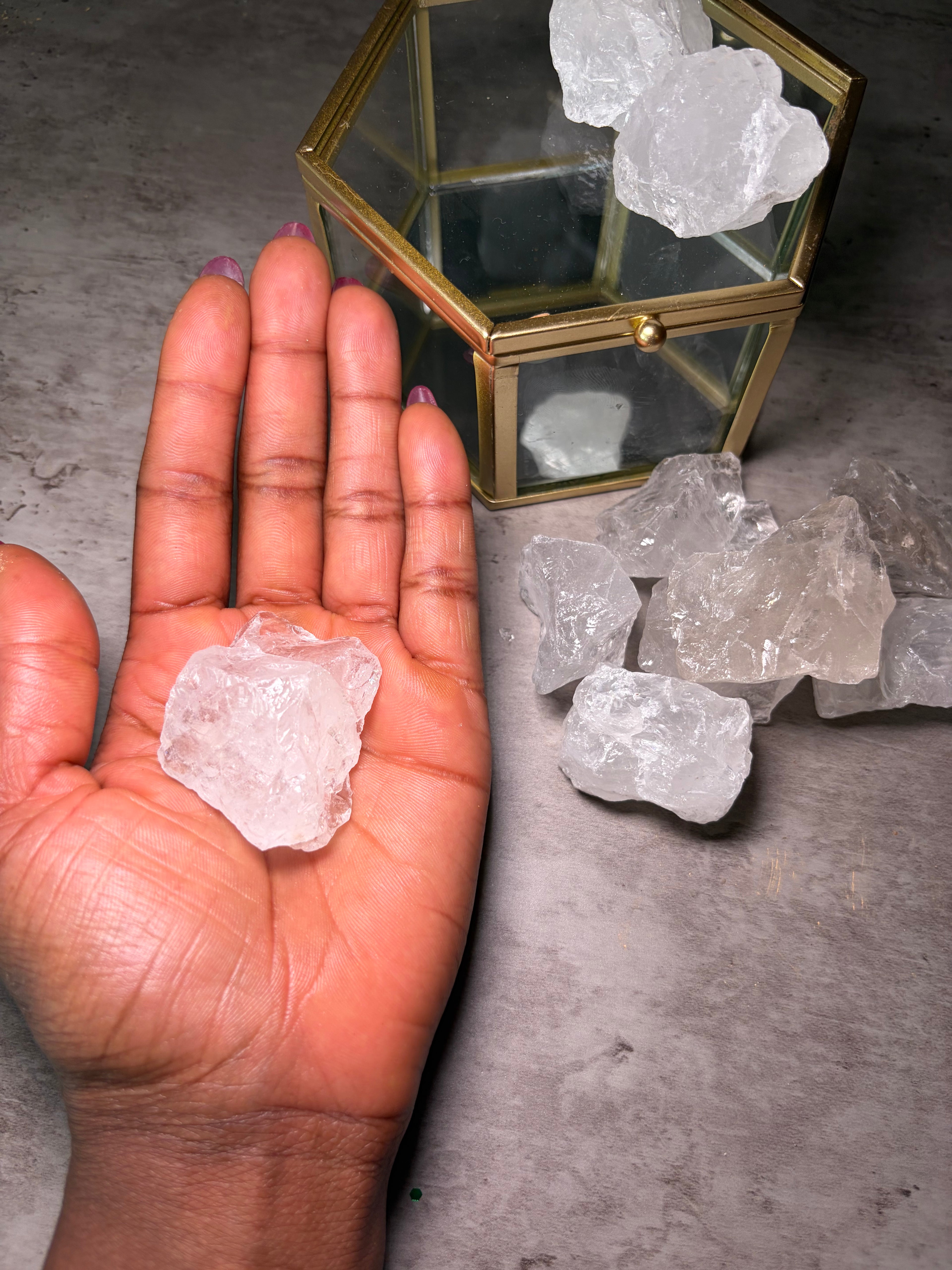 Clear Crystal Quartz for Meditation and Manifestation