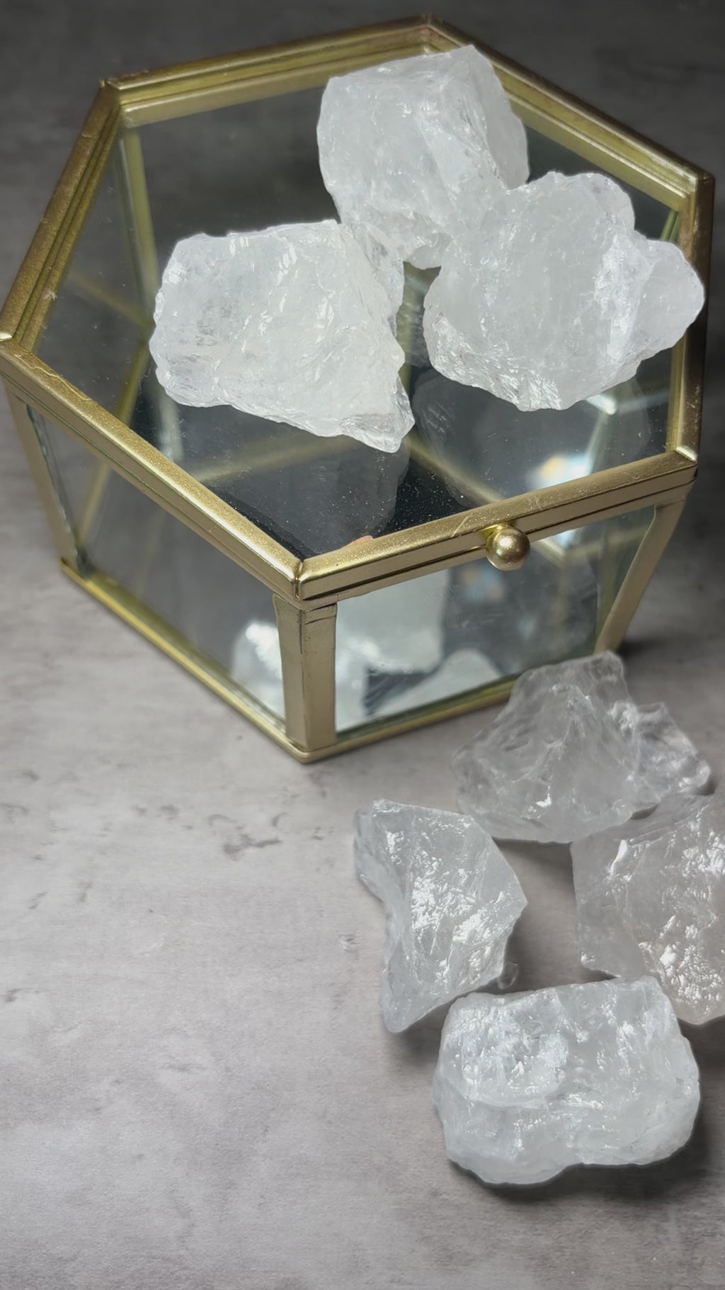 Clear Crystal Quartz for Meditation and Manifestation